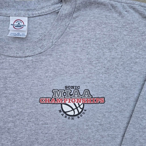 VTG MIAA Basketball Championship Mens Size 2XL 2004 Longsleve t-shirt - Picture 3 of 6